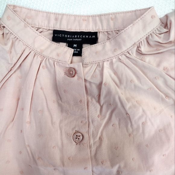 Victoria Beckham for Target Girls Dot Button Down Top - Picture 2 of 3